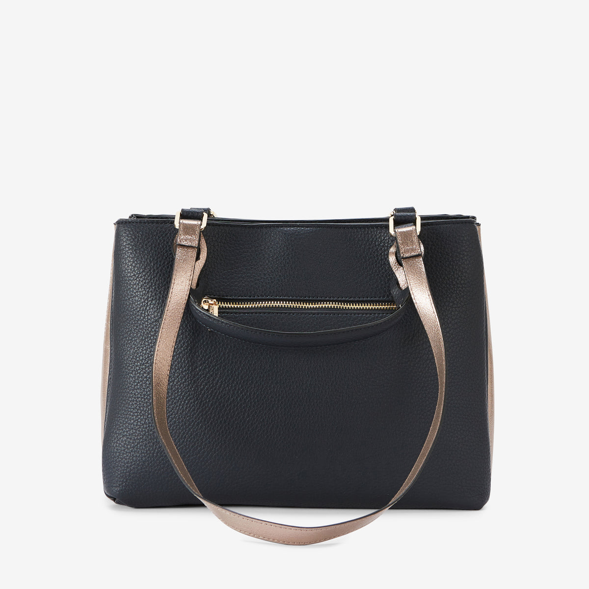 Sac shopper L bleu marine Rosabelle