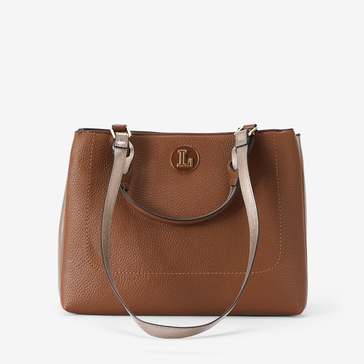 Grand sac shopper cognac Rosabelle