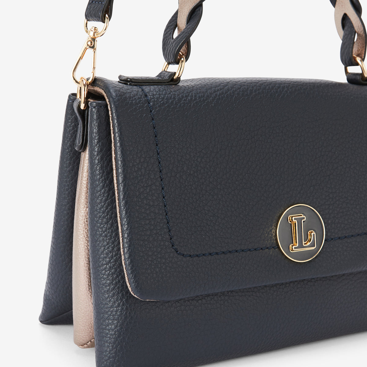 Sac épaule L bleu Rosabelle