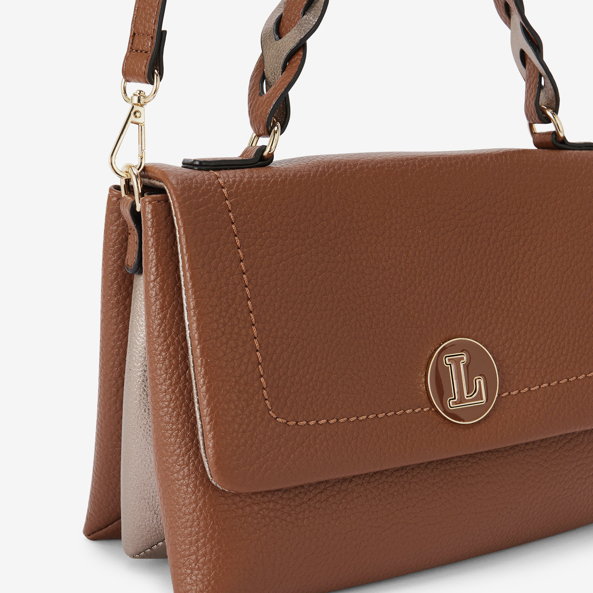 Sac porté épaule cognac Rosabelle