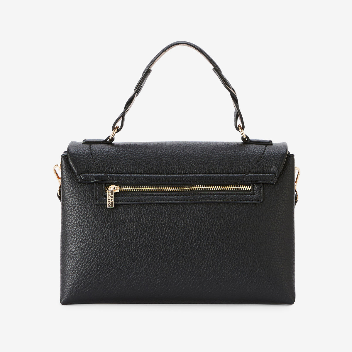 Grand sac porté épaule noir Rosabelle