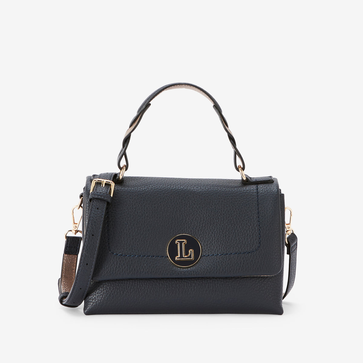 Sac épaule M bleu Rosabelle