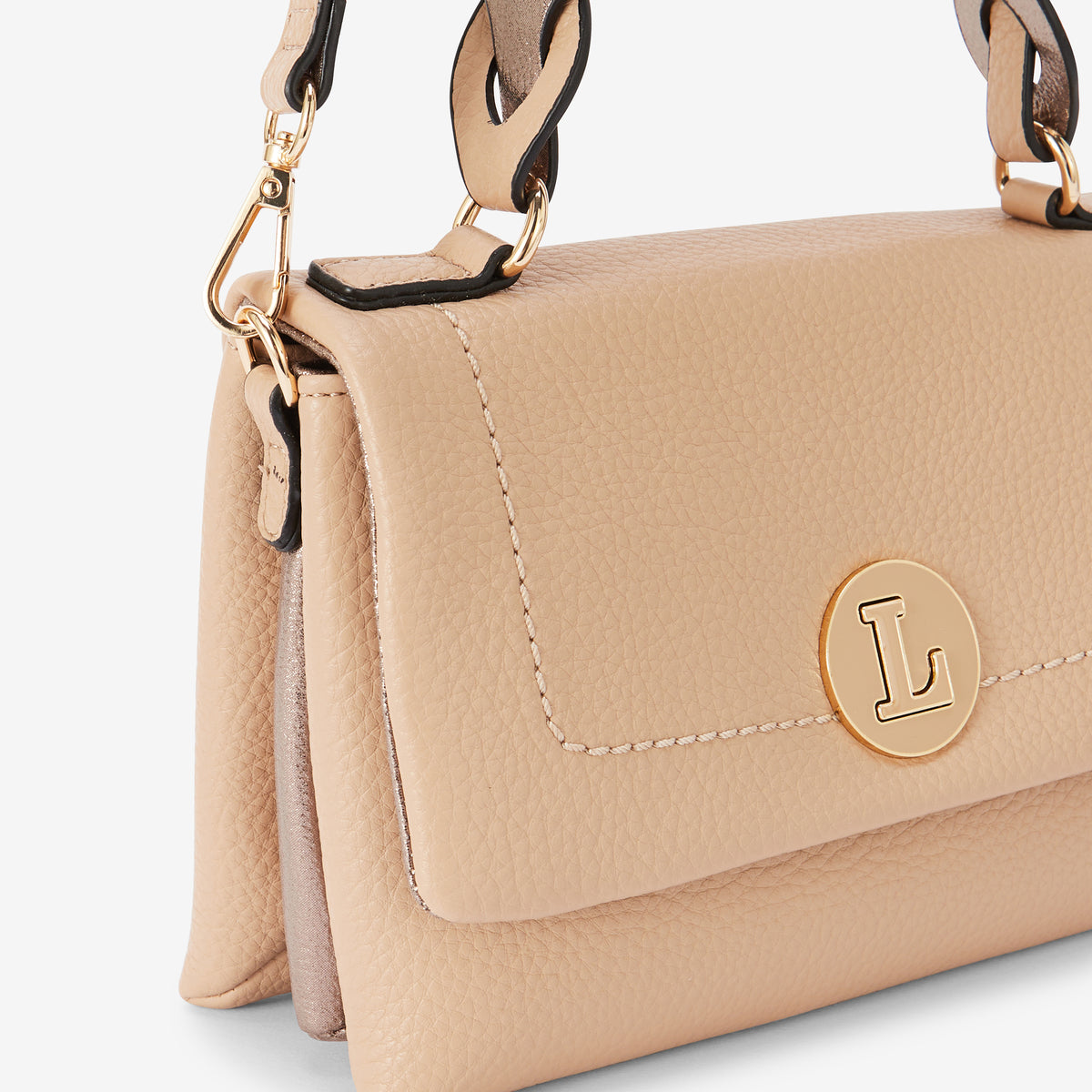 Sac épaule M beige Rosabelle
