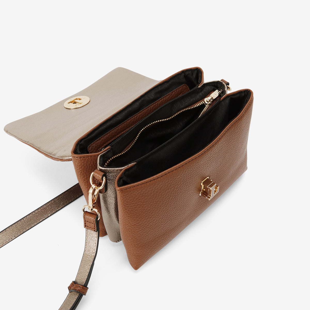 Sac porté épaule Cognac Rosabelle