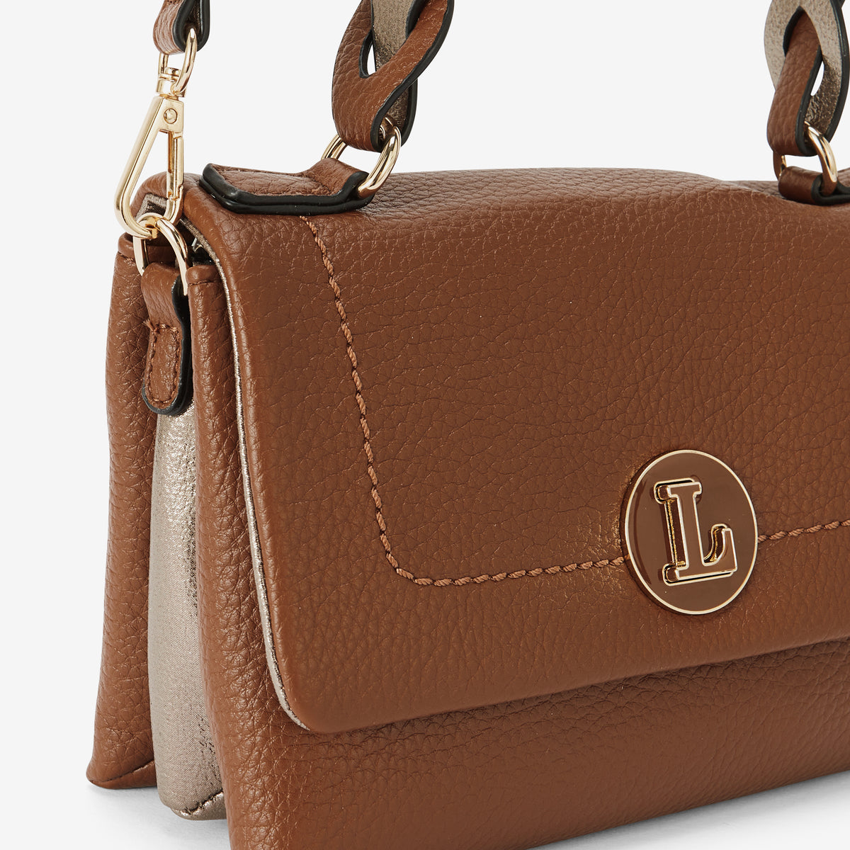 Sac porté épaule Cognac Rosabelle