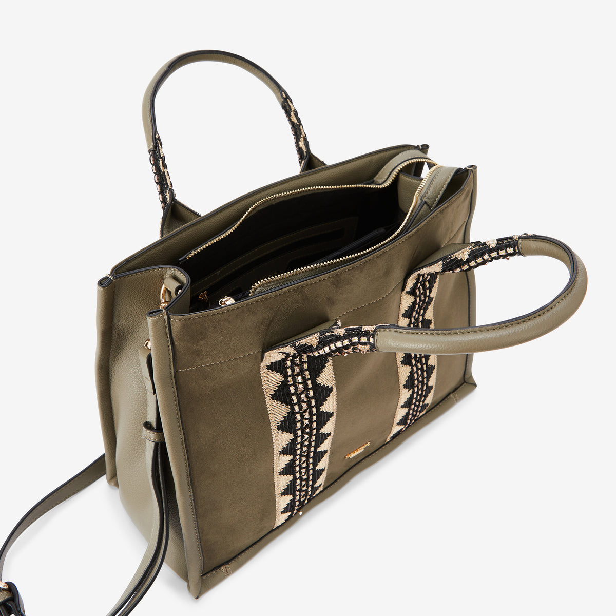 Grand sac shopper kaki River