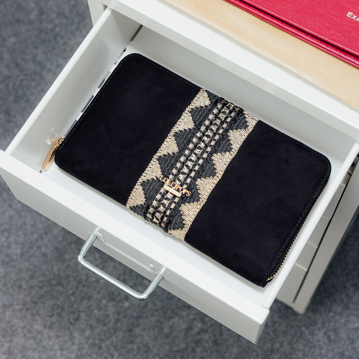 Grand portefeuille noir River