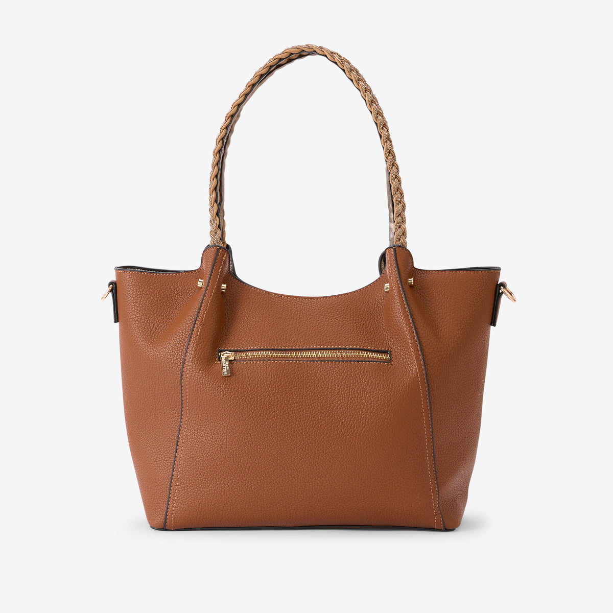 Grand sac shopper cognac Rocapina