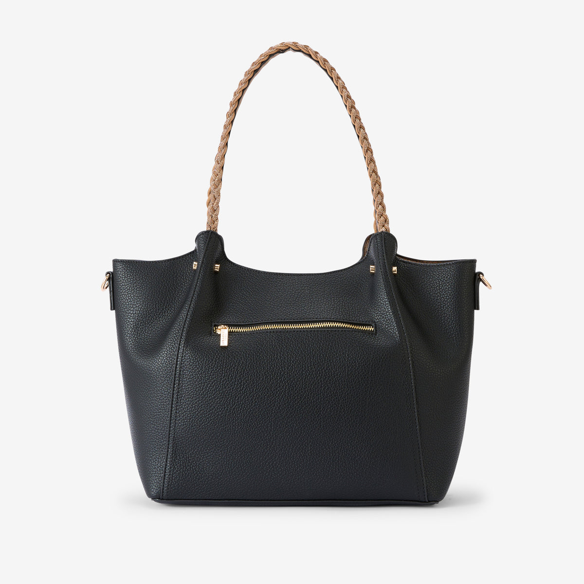 Grand sac shopper noir Rocapina