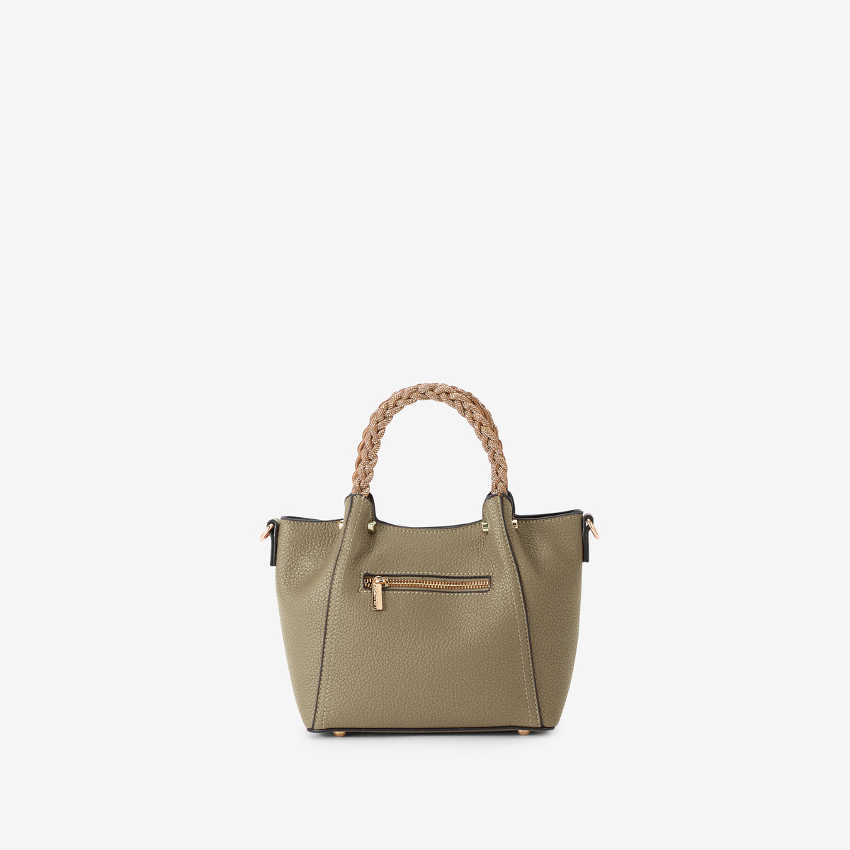 Petit sac shopper taupe Rocapina