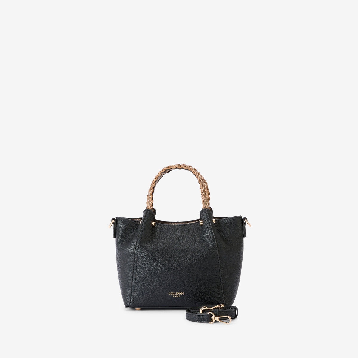 Petit sac shopper noir Rocapina