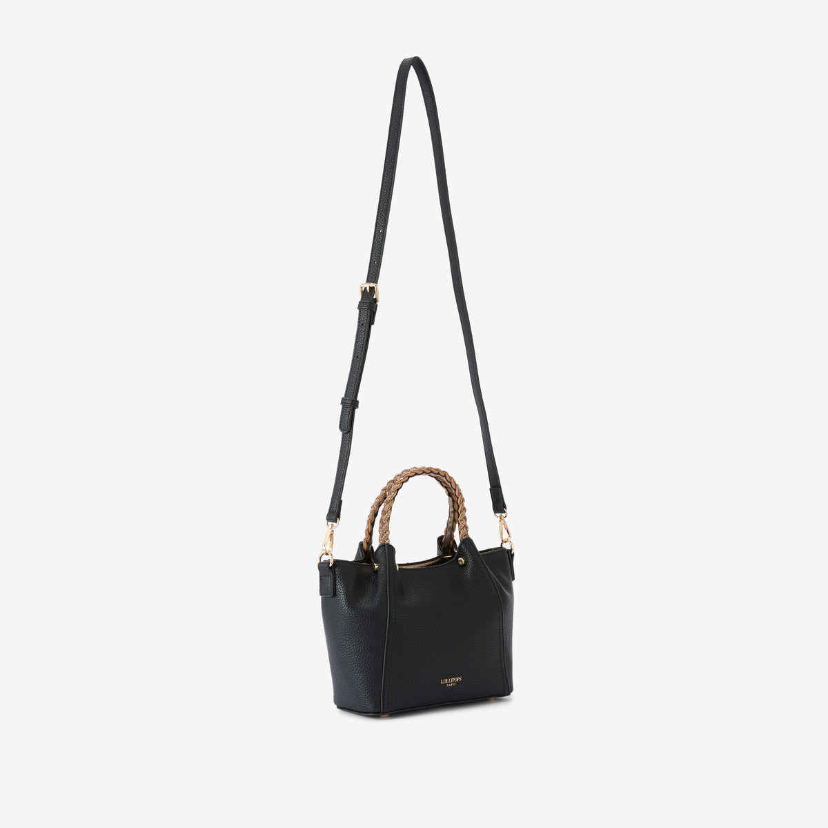 Petit sac shopper noir Rocapina