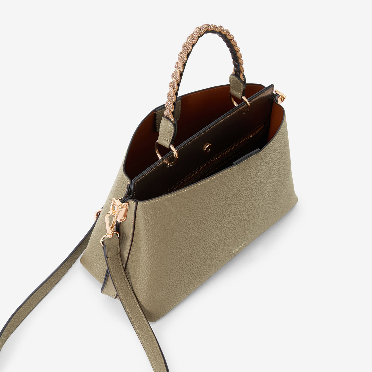 Sac porté épaule taupe Rocapina