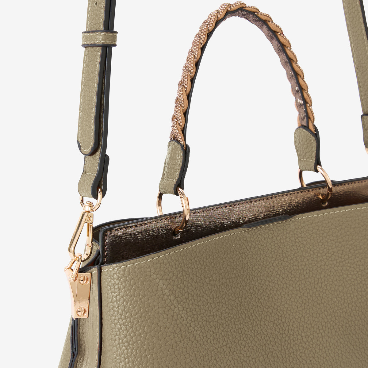 Sac porté épaule taupe Rocapina