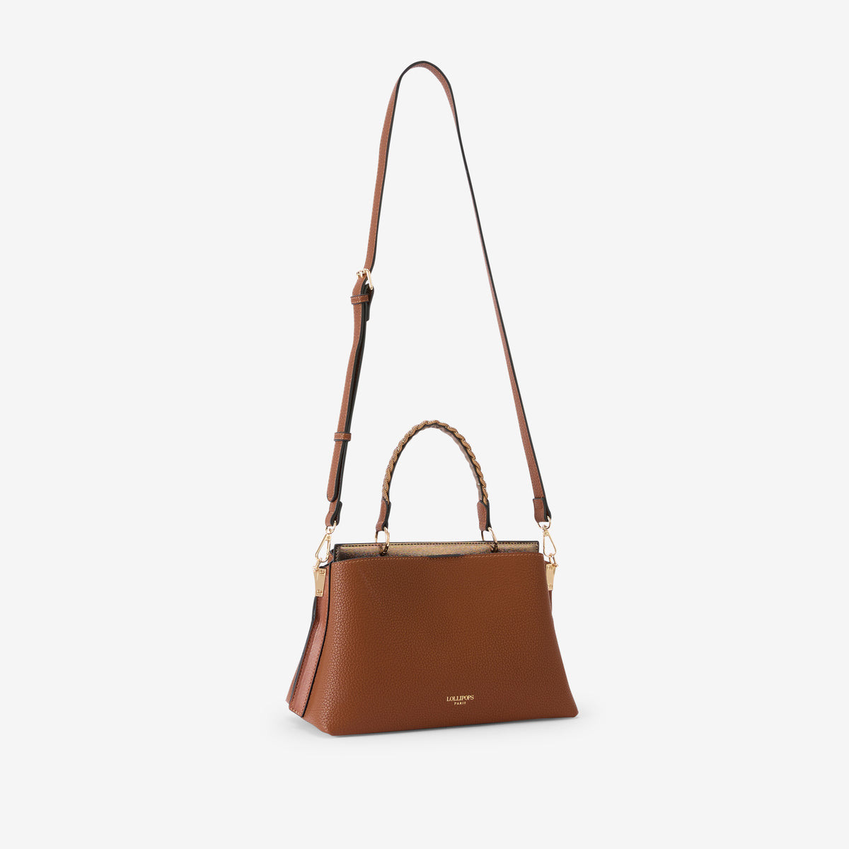 Sac porté épaule cognac Rocapina