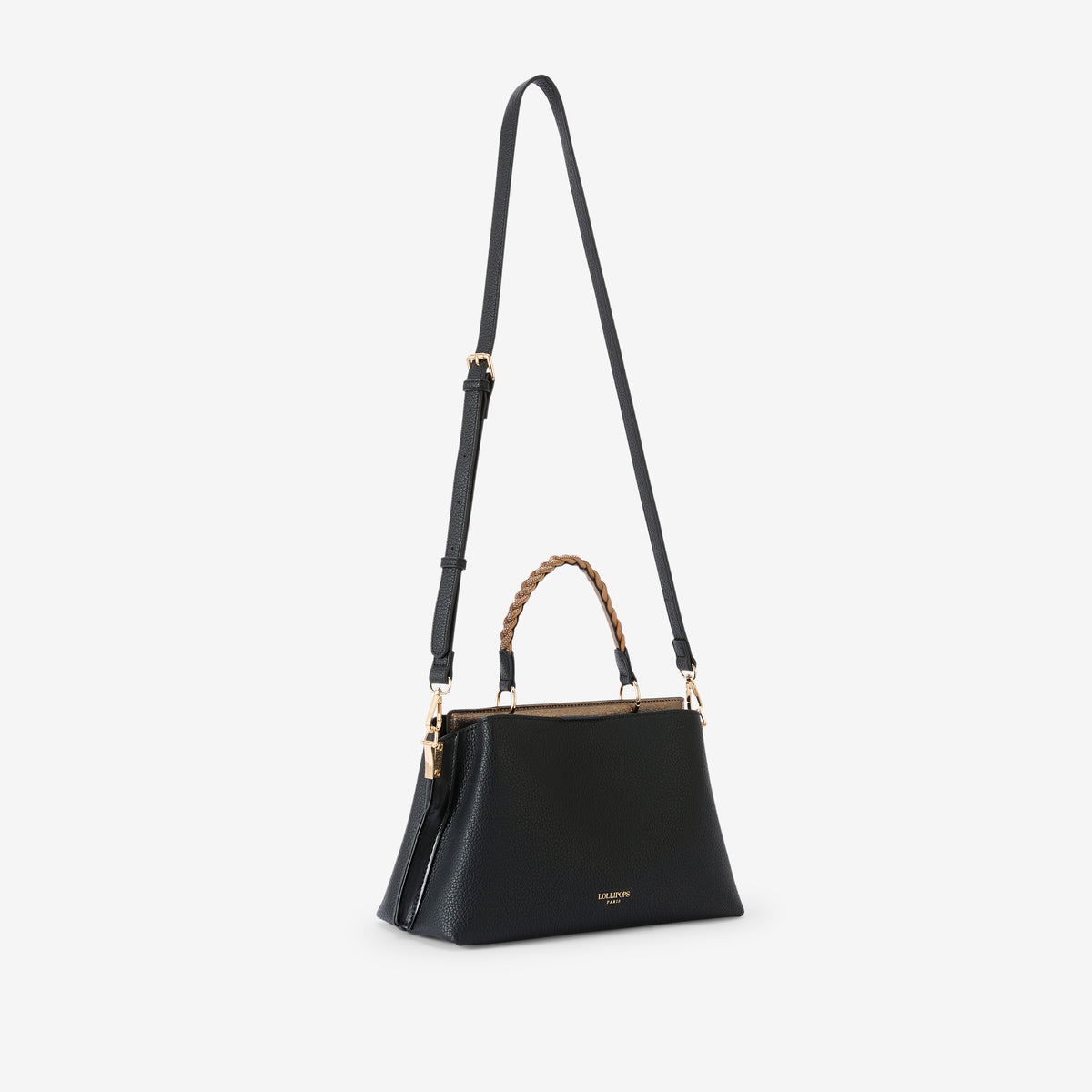 Sac porté épaule noir Rocapina