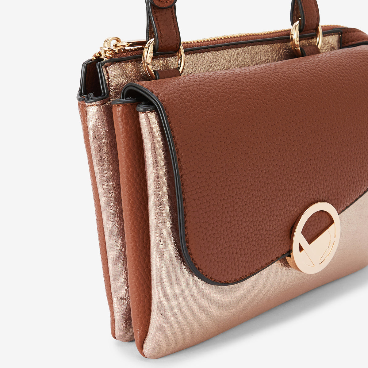 Petit sac multi poches camel Romana