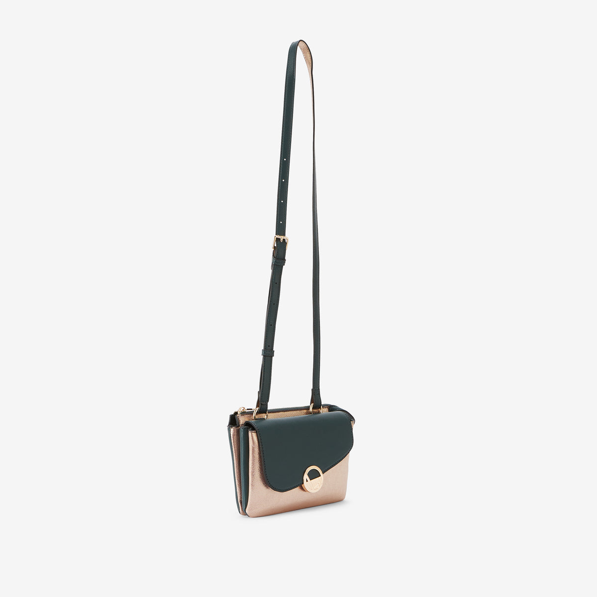 Petit sac multi poches vert Romana