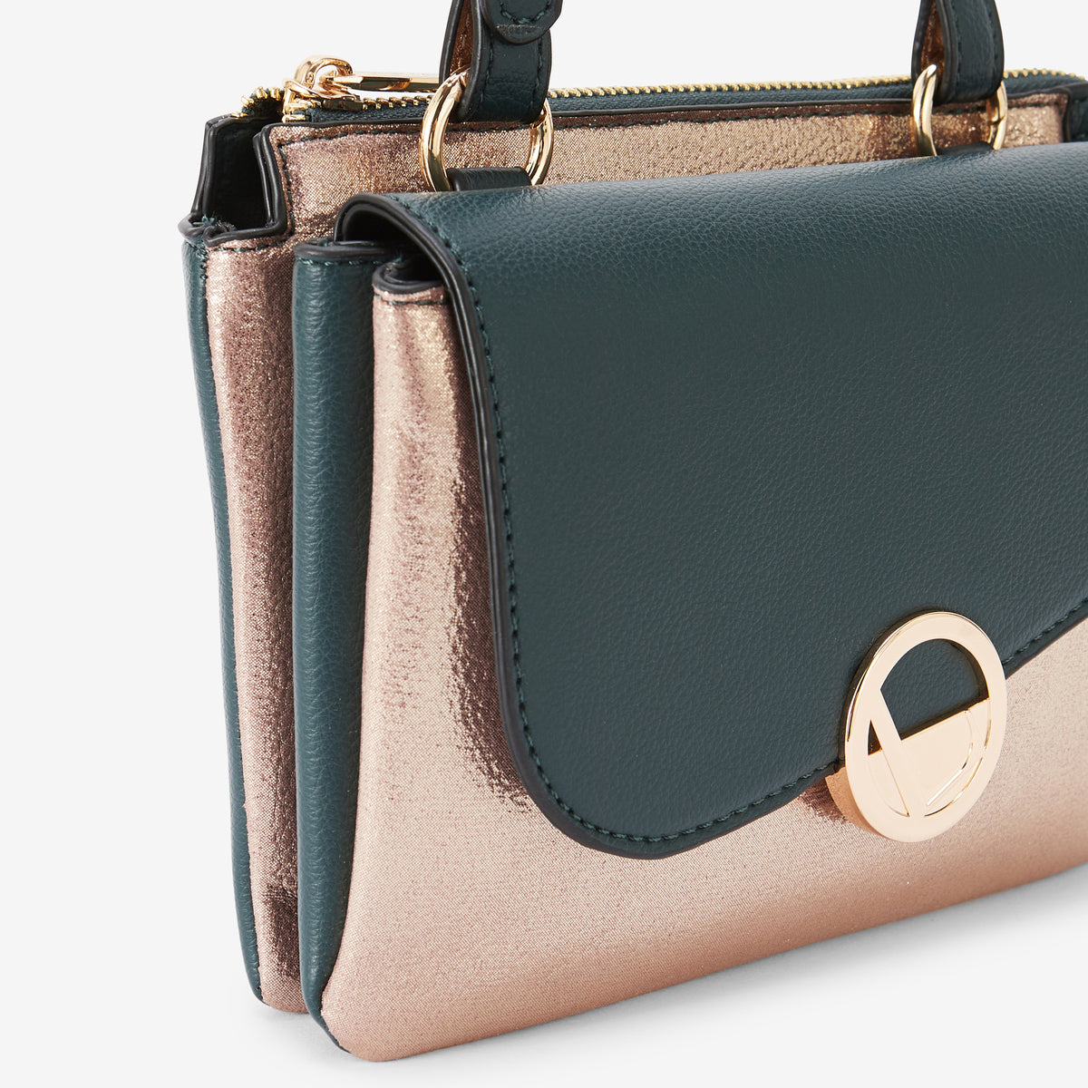 Petit sac multi poches vert Romana