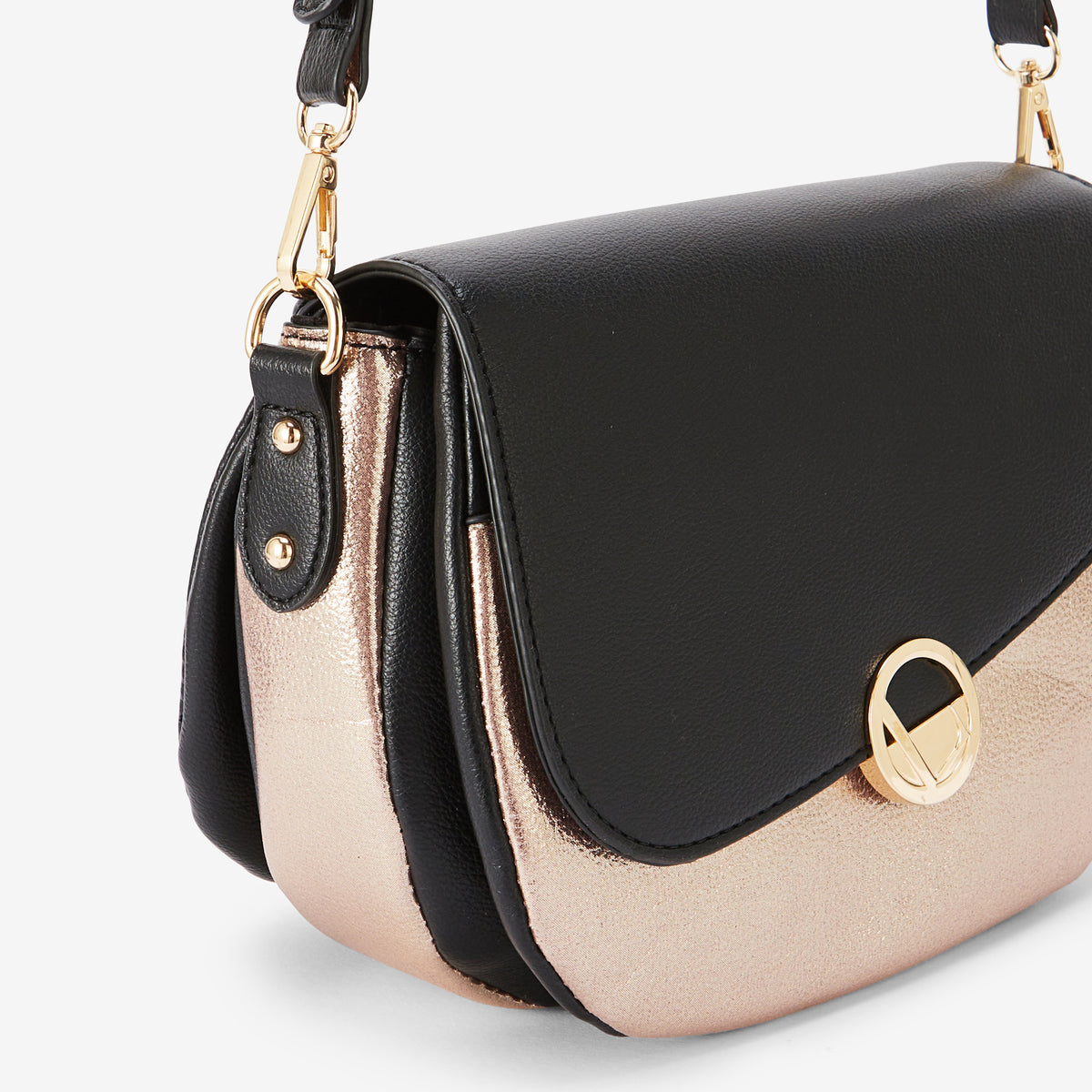 Sac porté épaule noir Romana