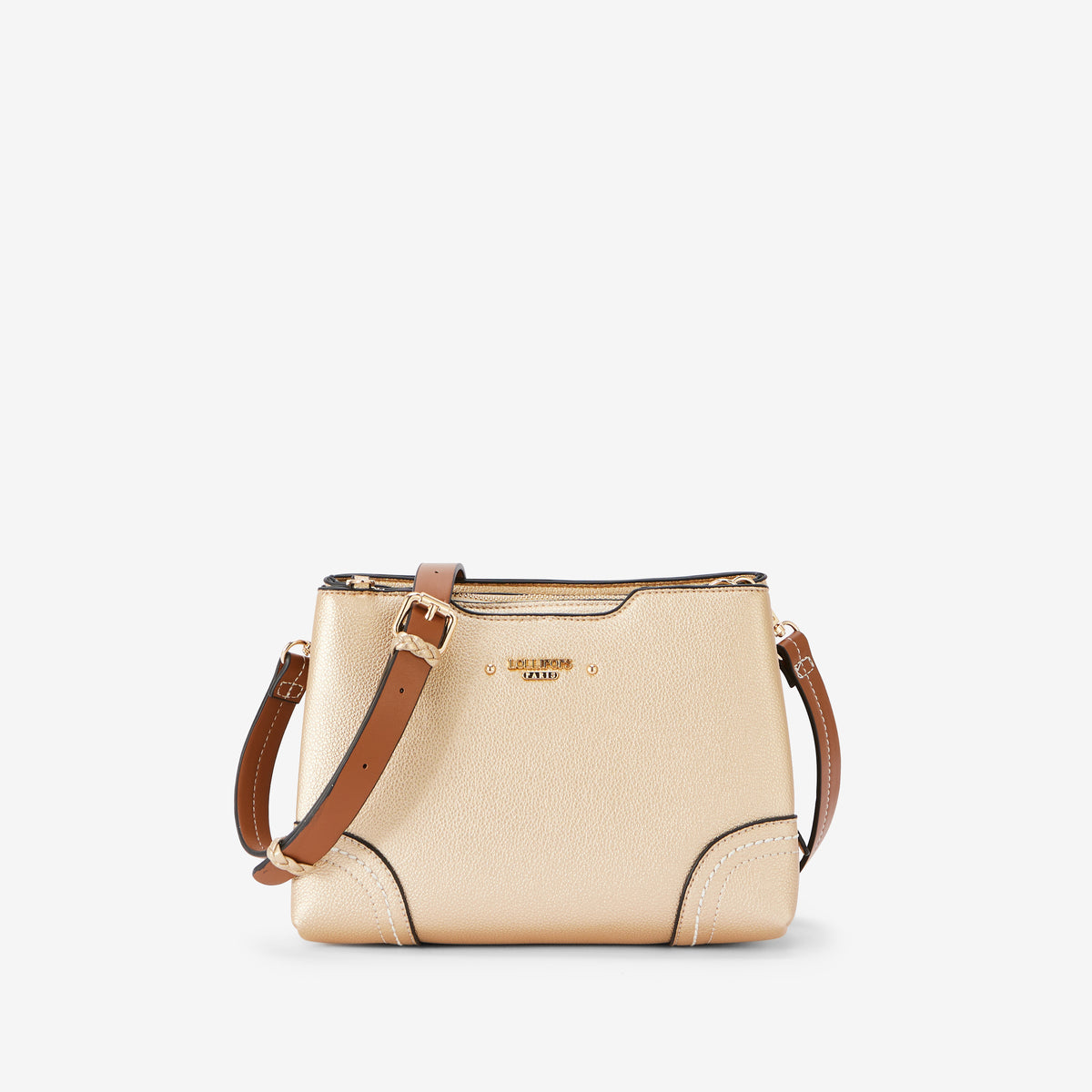 Sac multi poches dore Ronnie