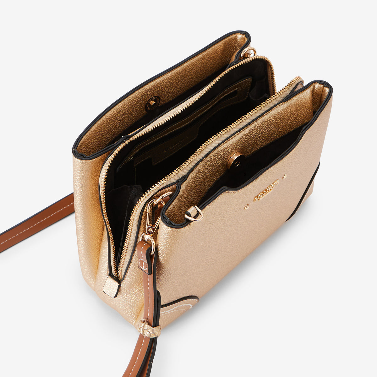 Sac multi poches dore Ronnie