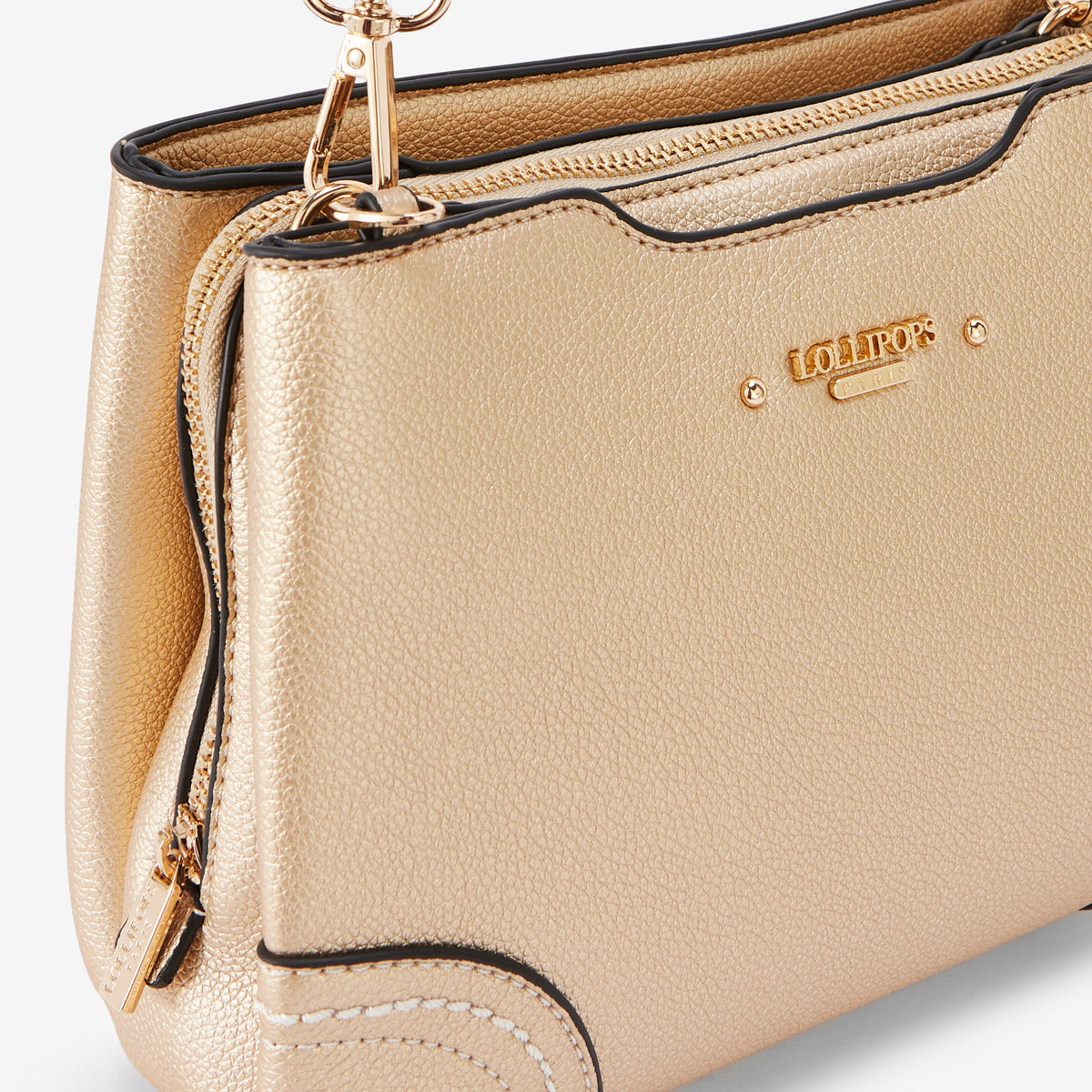 Sac multi poches dore Ronnie