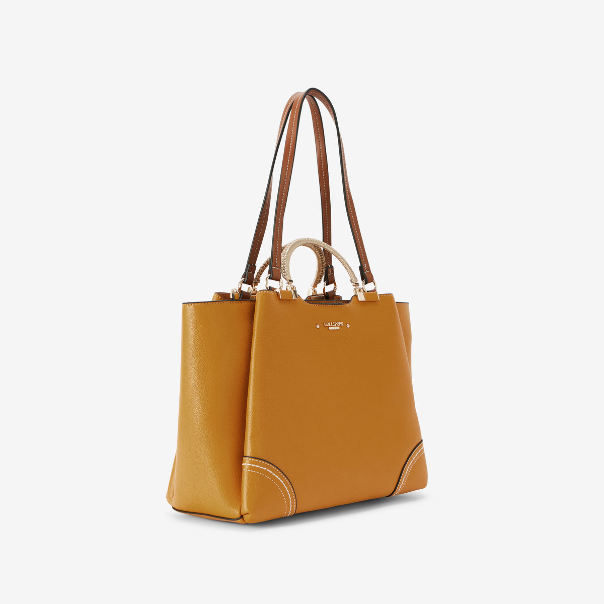 Grand sac shopper moutarde Ronnie