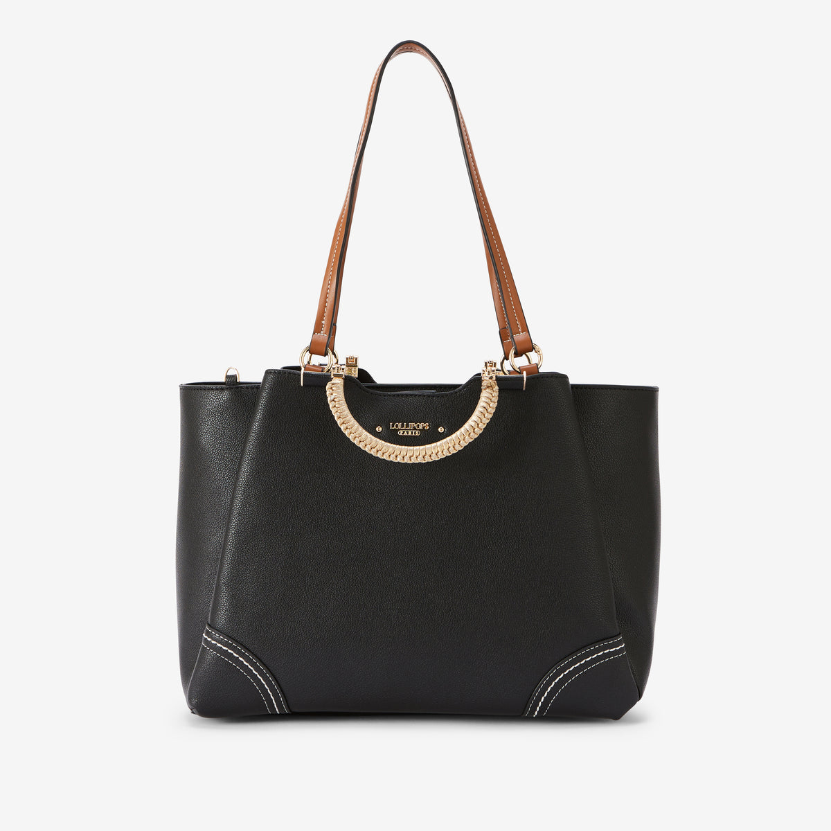 Grand sac shopper noir Ronnie