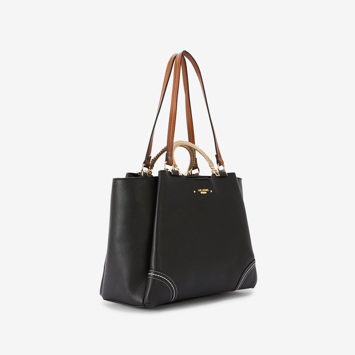 Grand sac shopper noir Ronnie