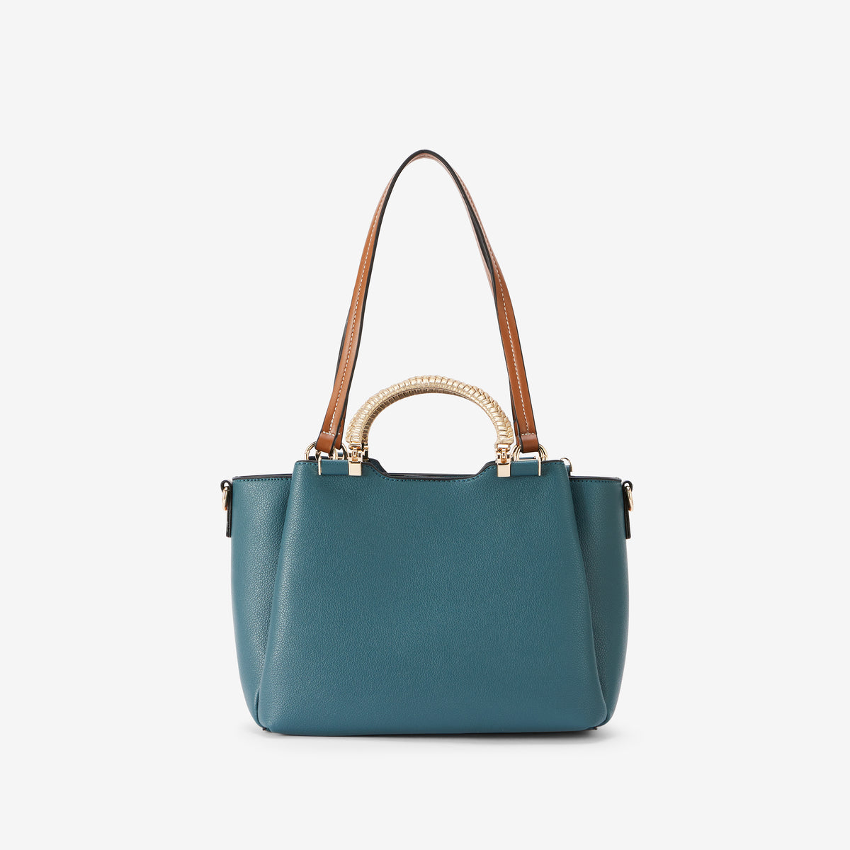 Sac shopper bleu canard Ronnie