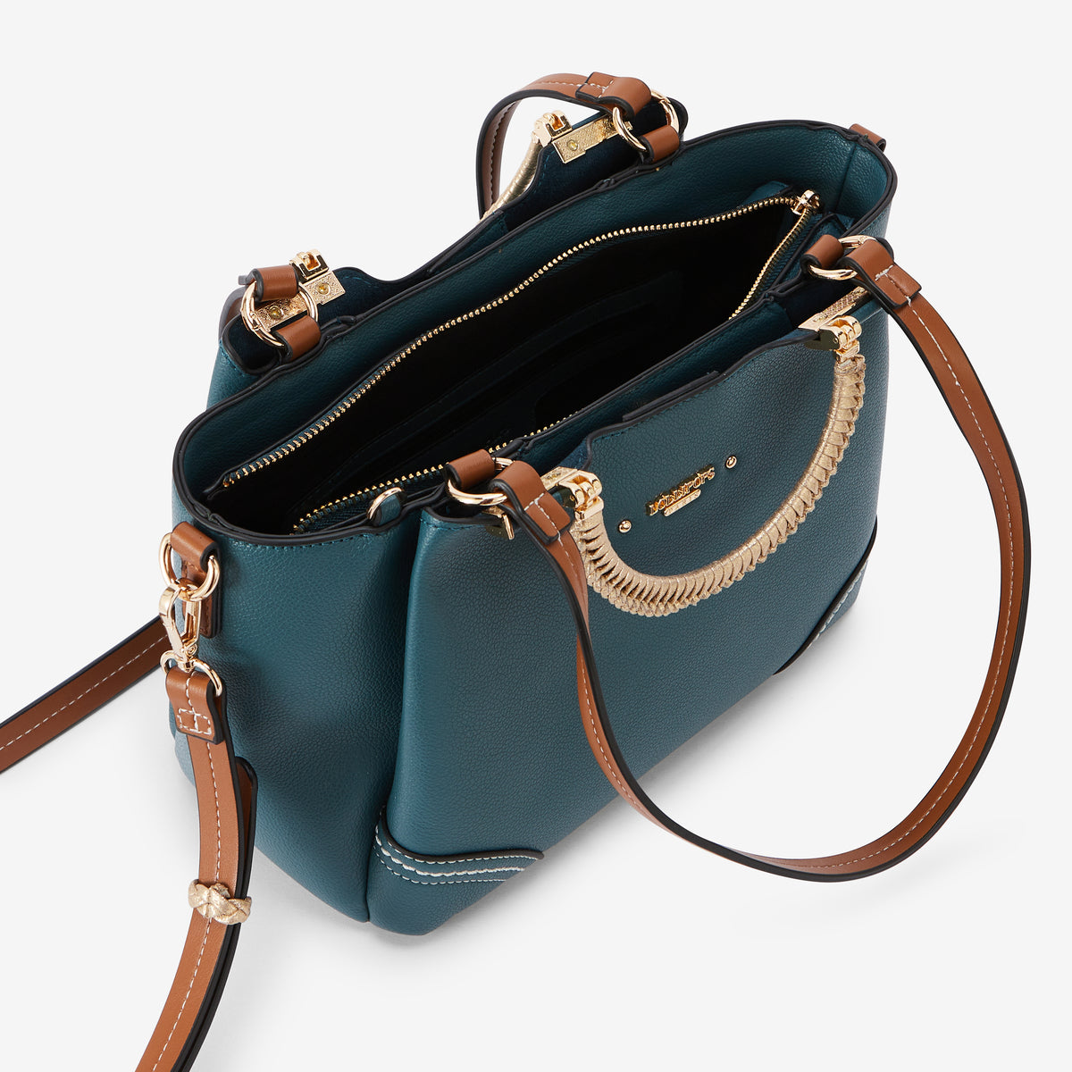 Sac shopper bleu canard Ronnie