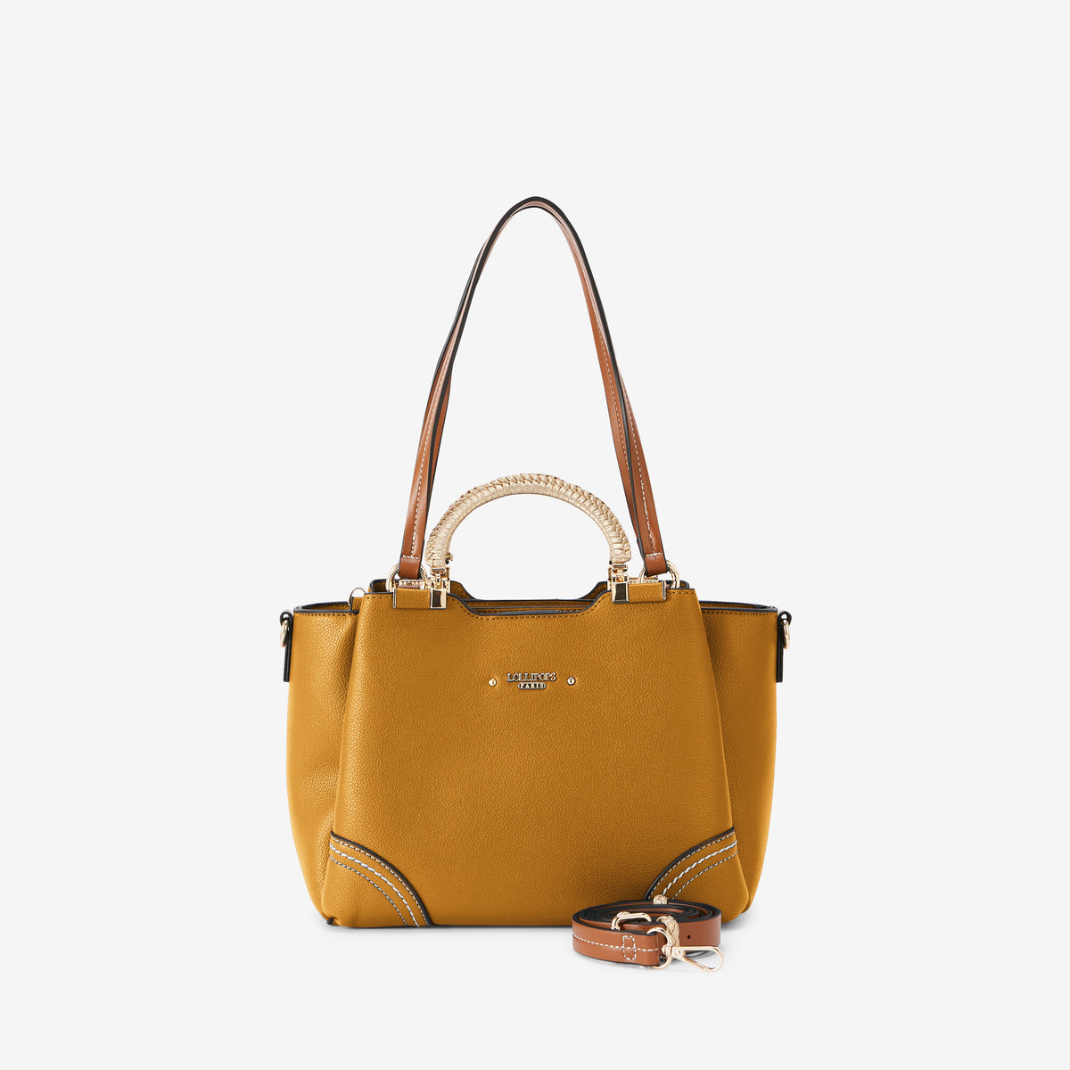 Sac shopper moutarde Ronnie