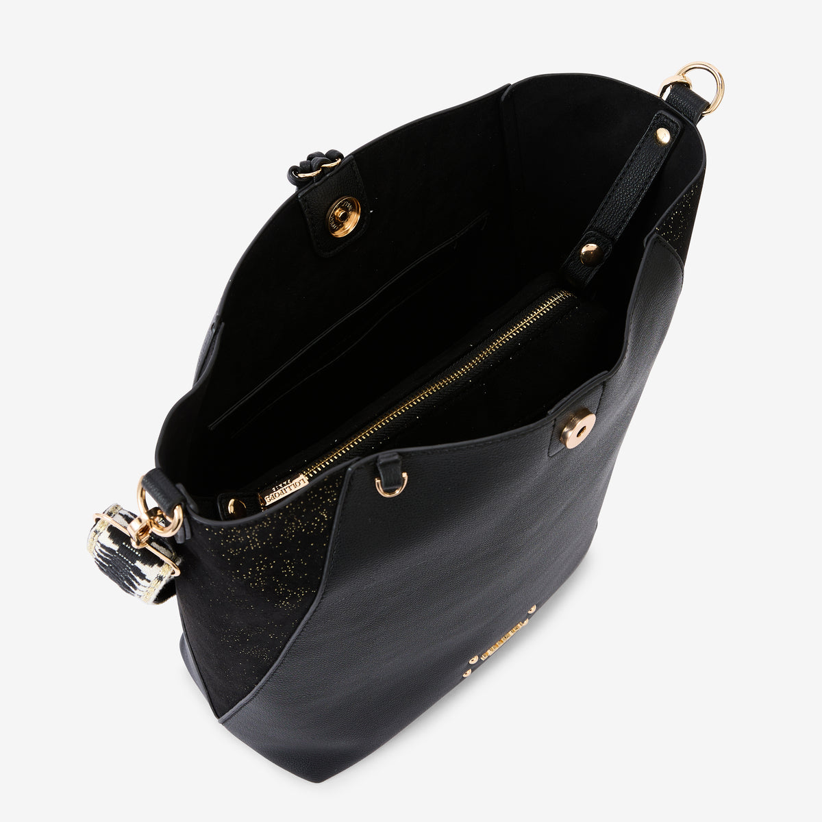 Sac hobo noir Roseanna