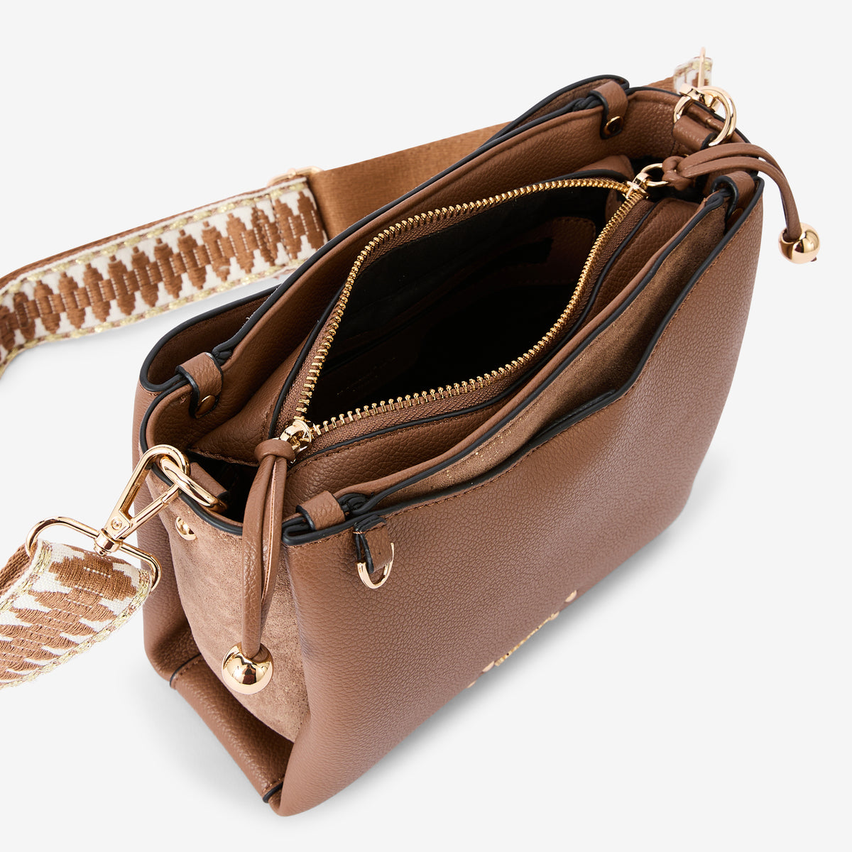 Sac multi poches taupe Roseanna