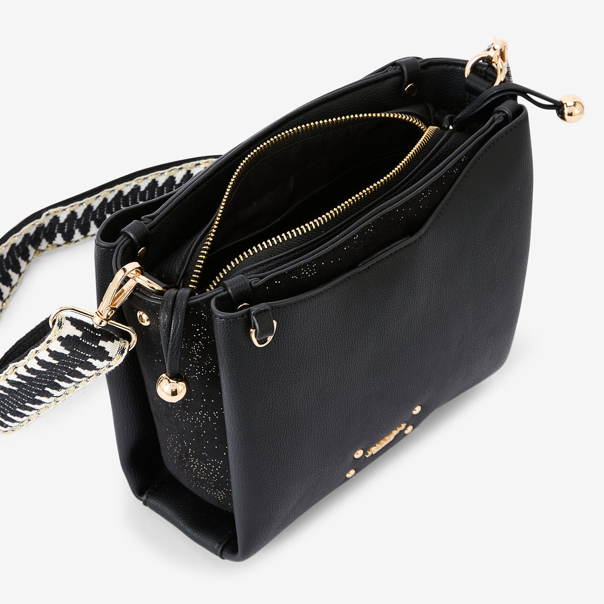 Sac multi poches noir Roseanna