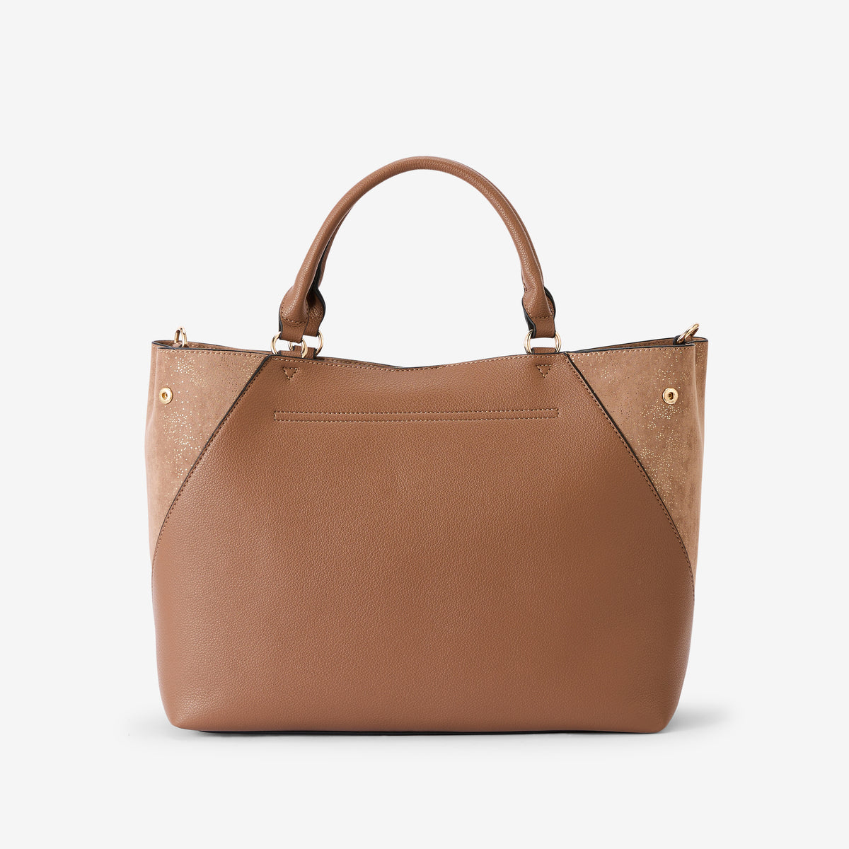 Grand sac shopper taupe Roseanna