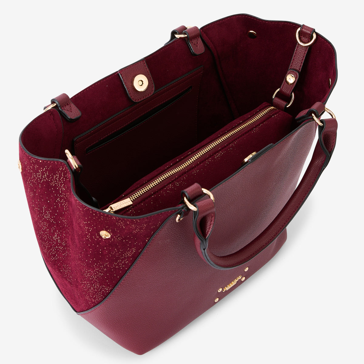 Sac shopper bordeaux Roseanna