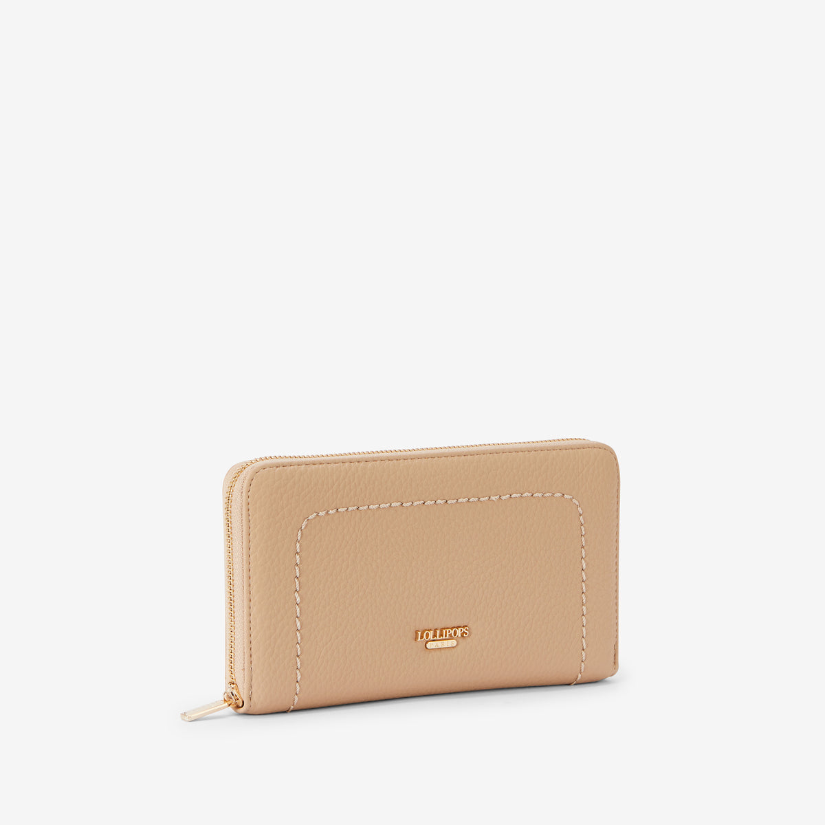 Grand portefeuille beige Rosabelle