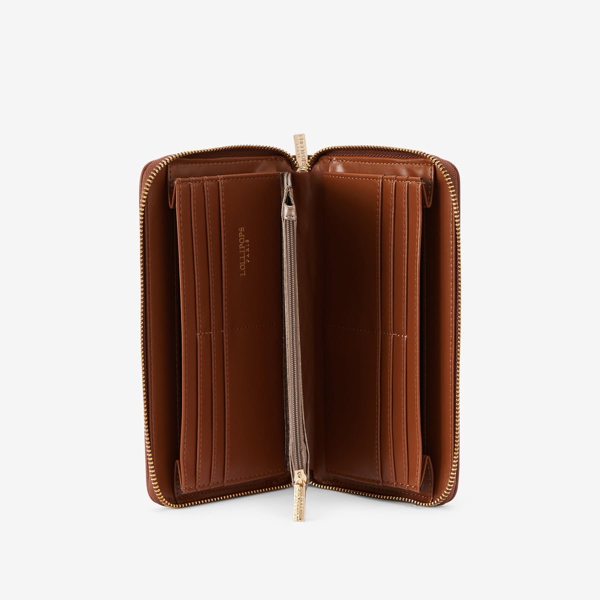 Portefeuille cognac Rosabelle