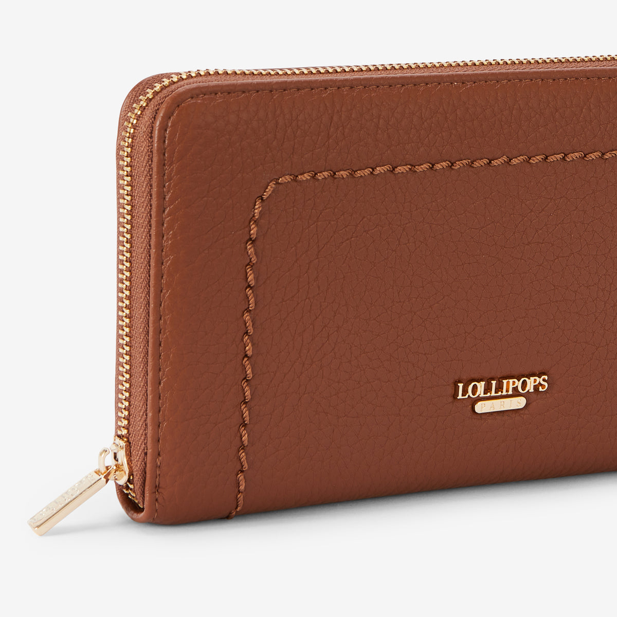 Portefeuille cognac Rosabelle