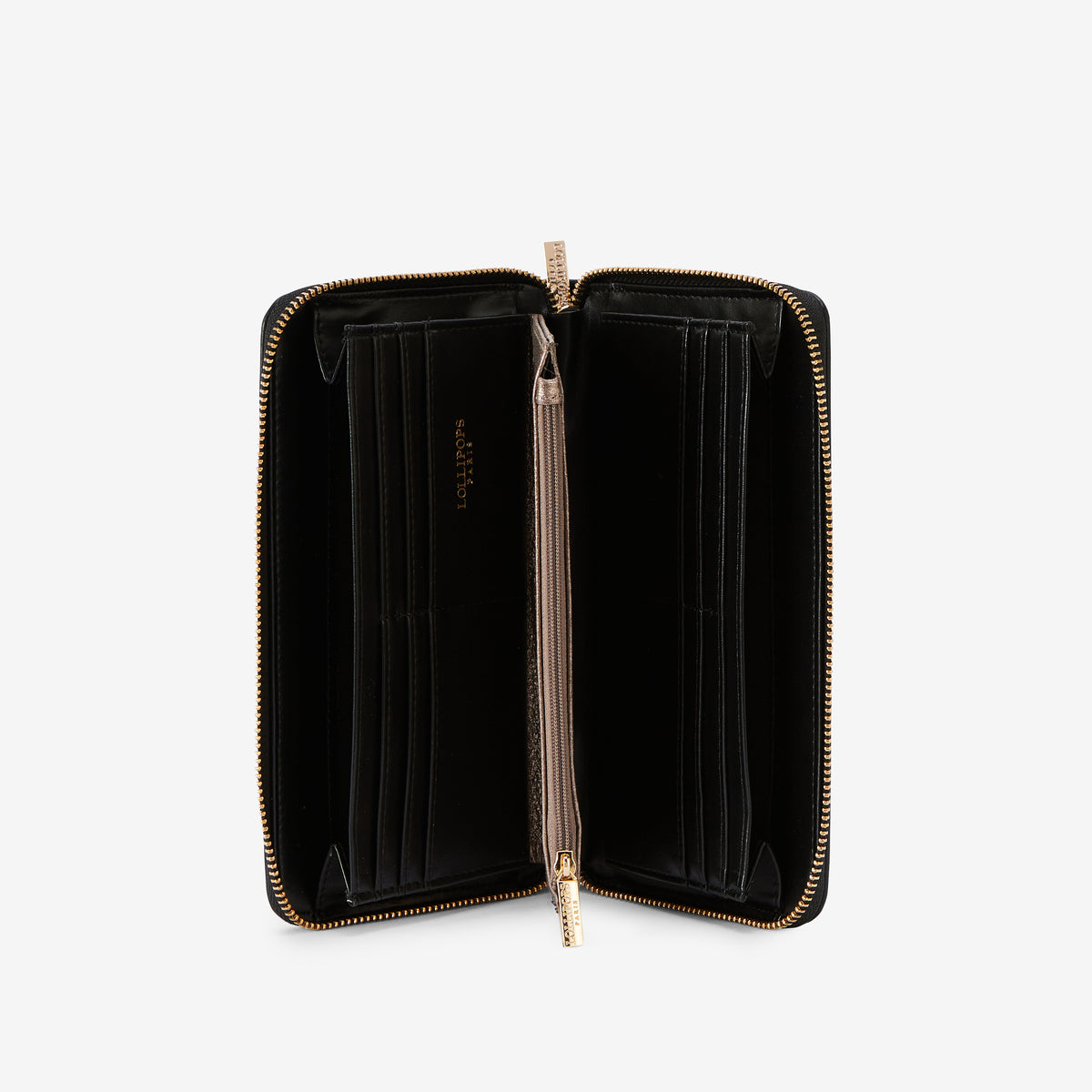 Portefeuille noir Rosabelle