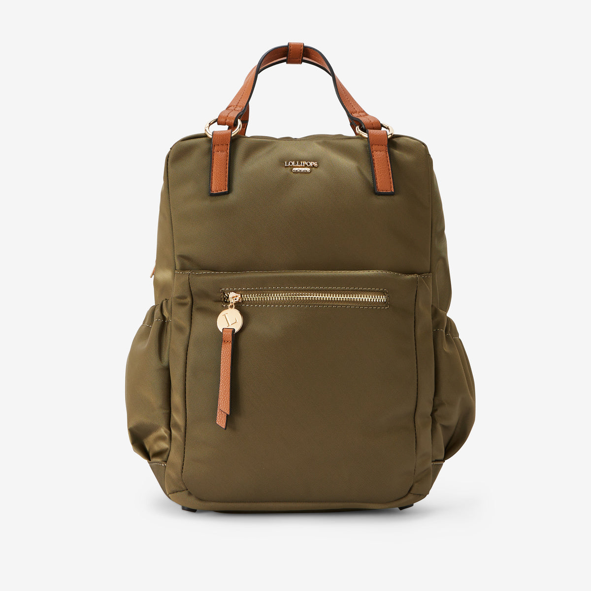Grand sac à dos kaki Rosa