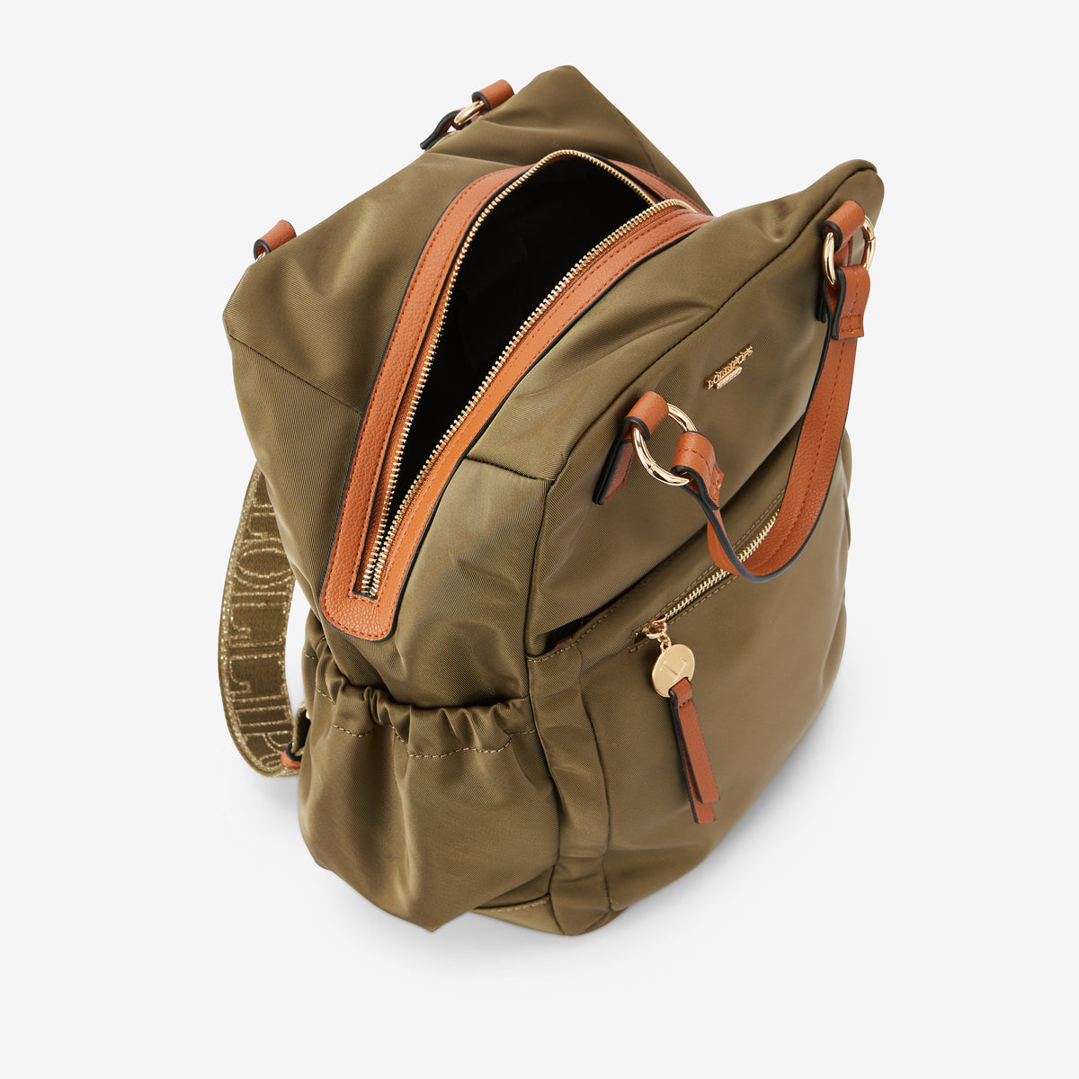 Grand sac à dos kaki Rosa