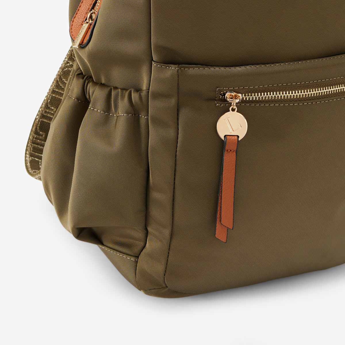 Grand sac à dos kaki Rosa