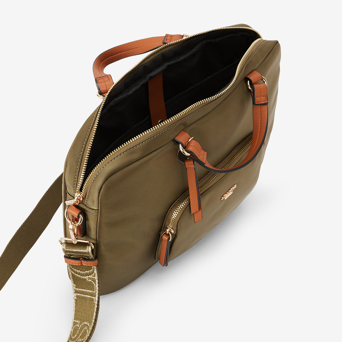 Pochette ordinateur kaki Rosa