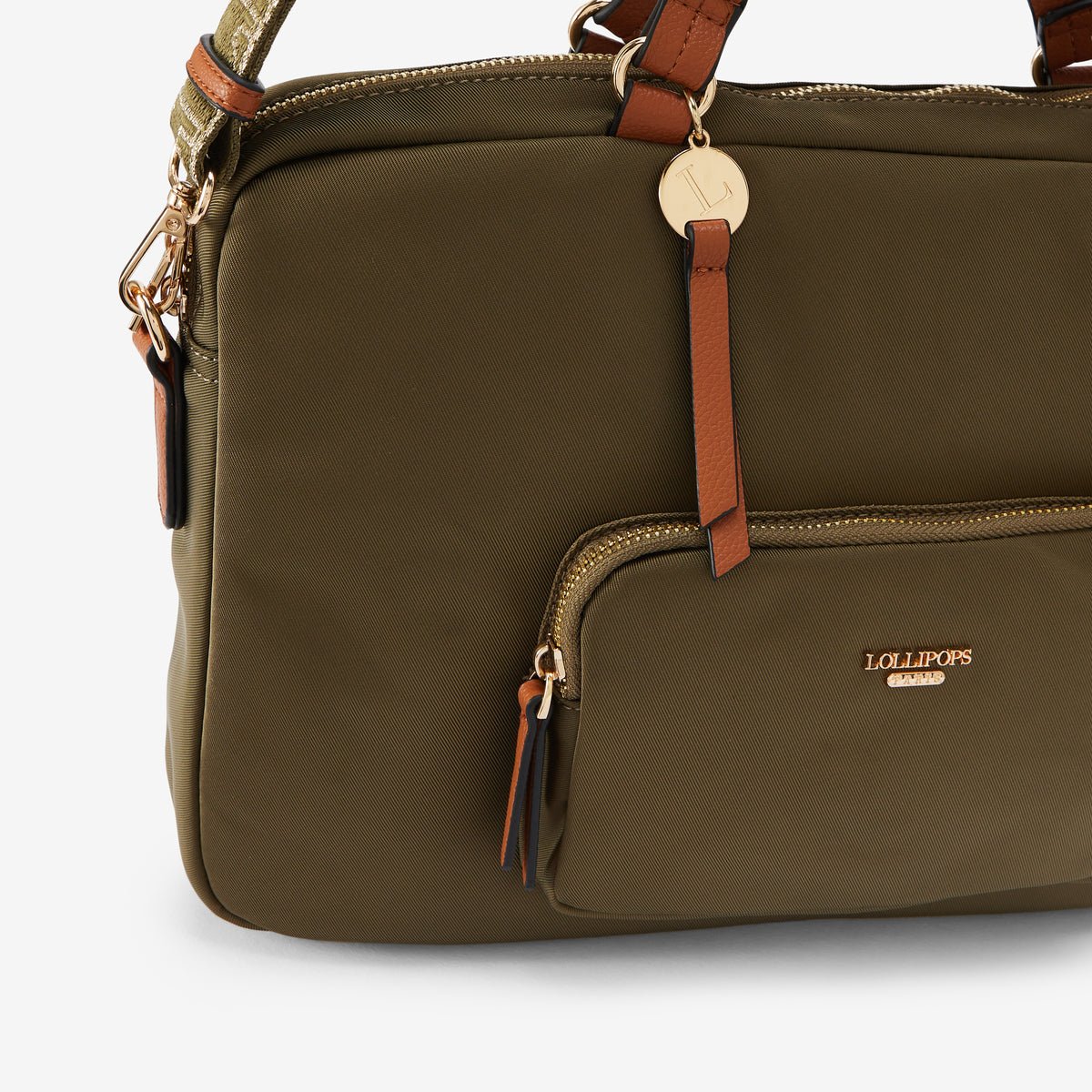 Pochette ordinateur kaki Rosa