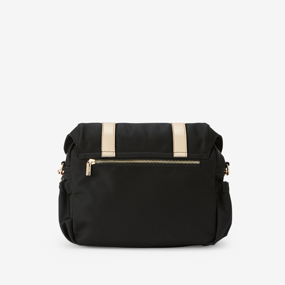 Grand sac porté épaule noir Rosa