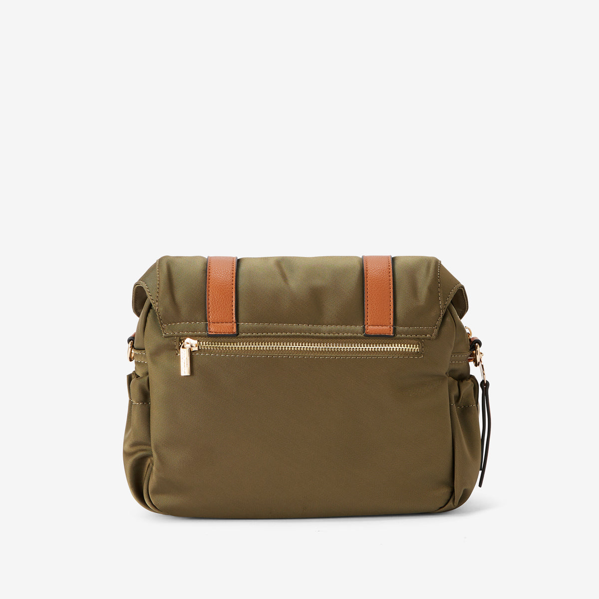 Grand sac porté épaule kaki Rosa