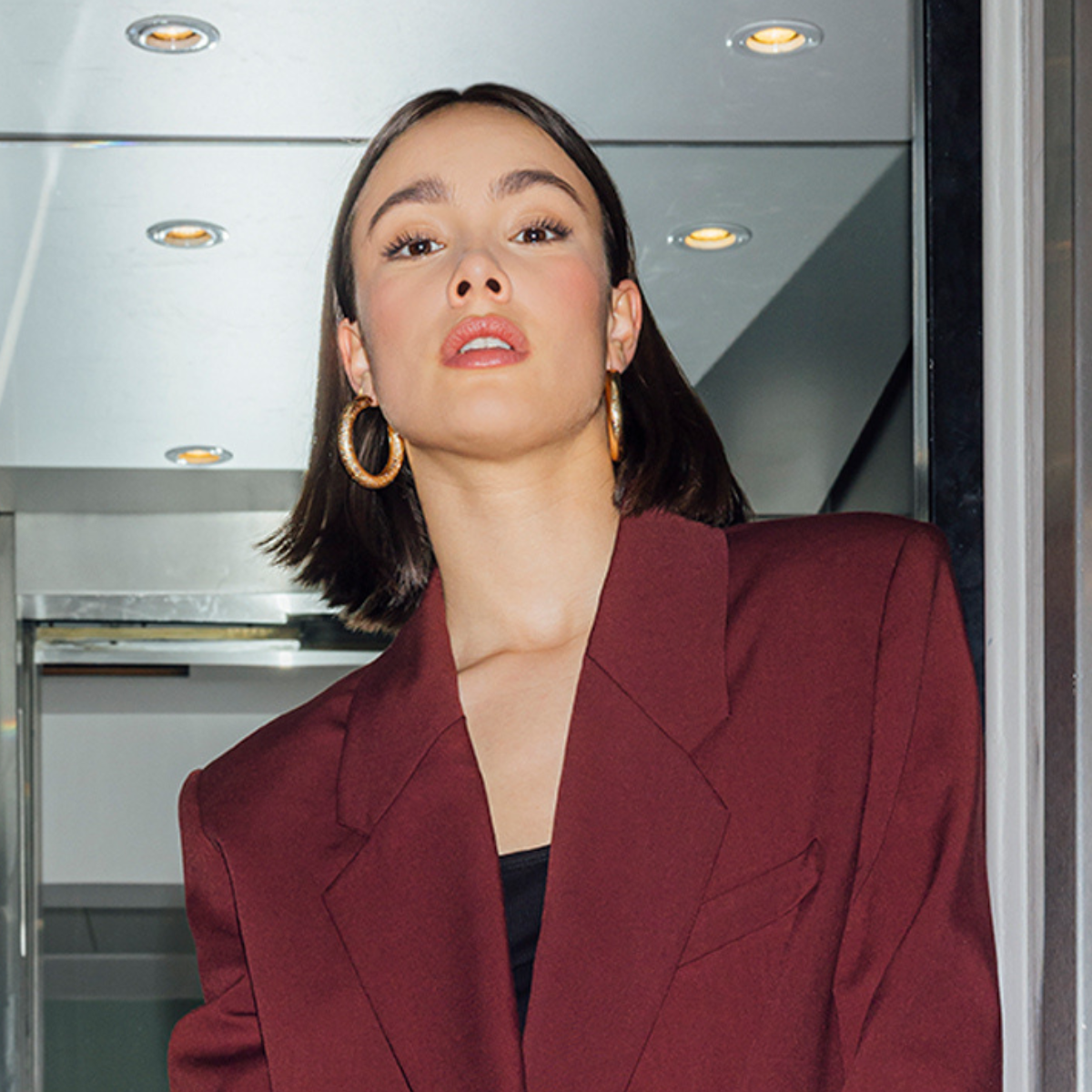 Set de larges créoles